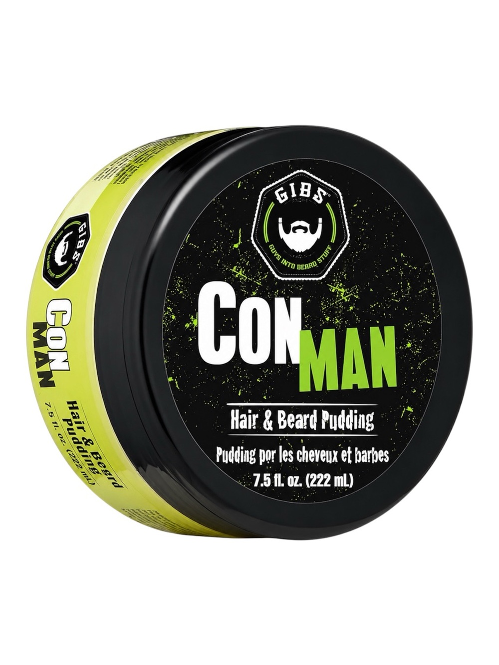 GIBS CON MAN LEAVE-IN BEARD & HAIR PUDDING 222ML - BRAND NEW